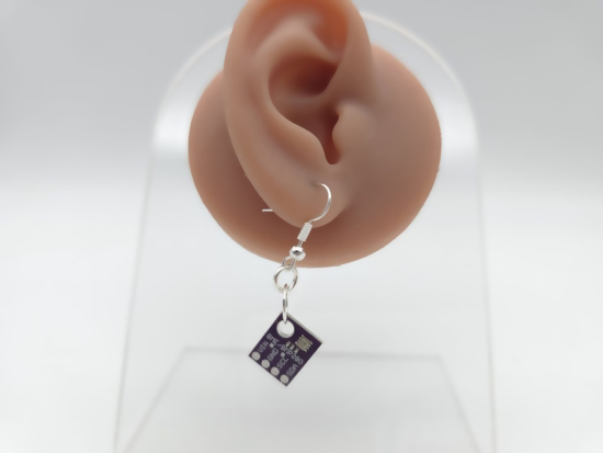 Modul Platine Ohrringe Plug Chip Computer PC lila